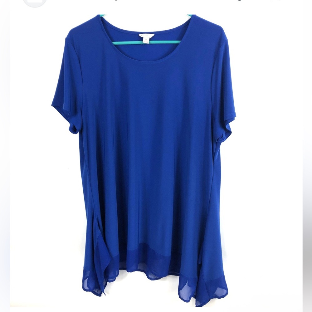 Elegant Blue Women's Top